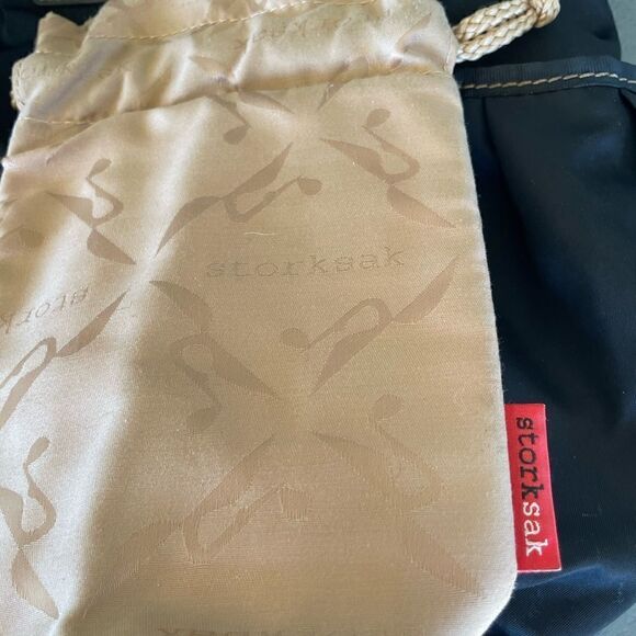 Storksak Olivia Black Nylon Diaper Bag - Picture 12 of 15